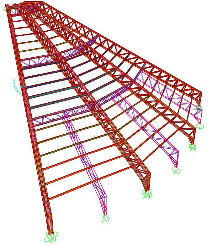 Modelo tridimensional de la estructura Clinker ARPL