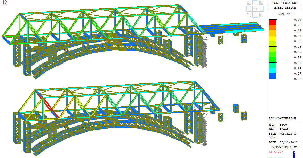 Modelo por etapas para el desmontaje del Puente Ipoki